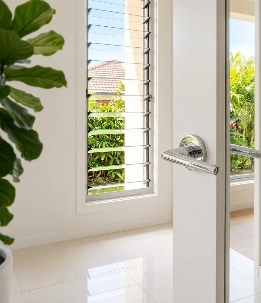 Clean tiled interior of a Cairns City home