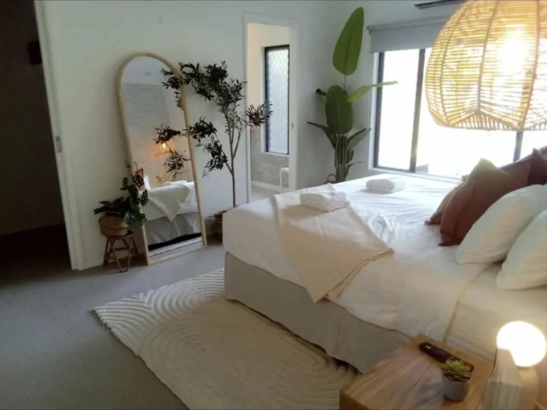 Well-presented bedroom in a Palm Cove holiday rental