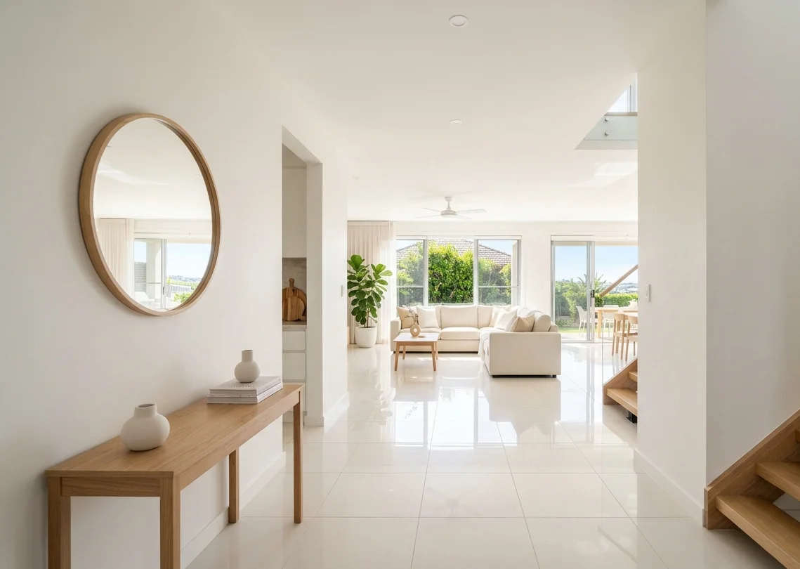 Clean bright interior of a Cairns home